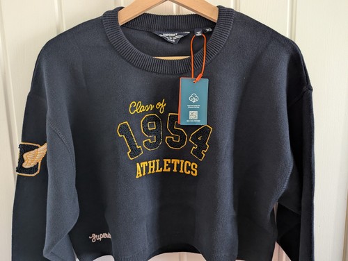 Superdry varsity crop - varsity,