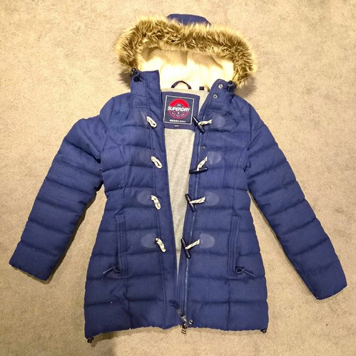 Superdry women blue hooded - women's,