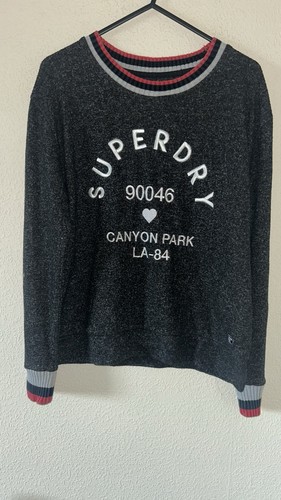 Superdry charcoal grey sparkle - charcoal,