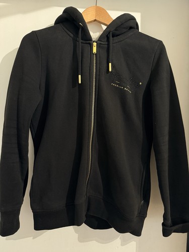 Superdry black gold detail - gold,