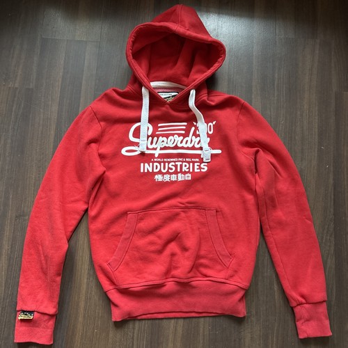 Superdry red hoodie - superdry,