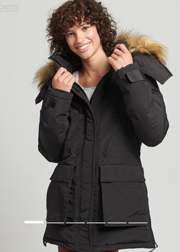 Superdry women black long - superdry,