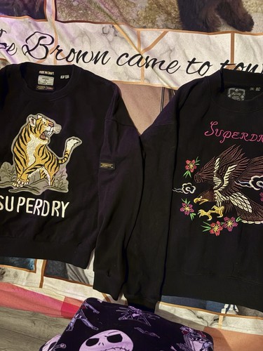 Superdry black embroidered - 2,