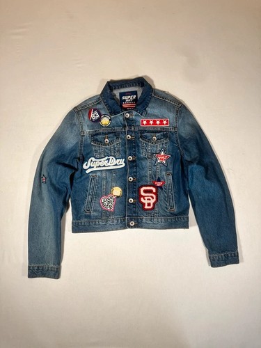 Superdry denim jacket with - denim,