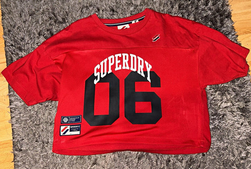 Superdry women red cropped - women’s,