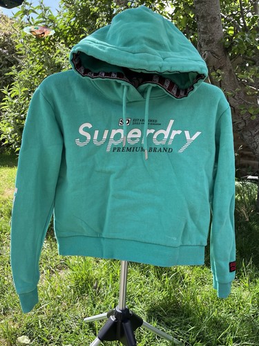 Superdry hoodie green - hoodie,