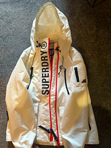 Superdry womens white hooded - superdry,