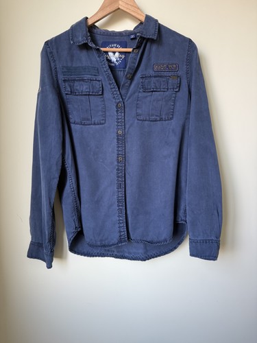 Superdry womens blue utility - womens,