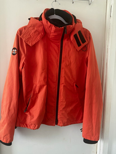 Superdry womens orange hooded - superdry,