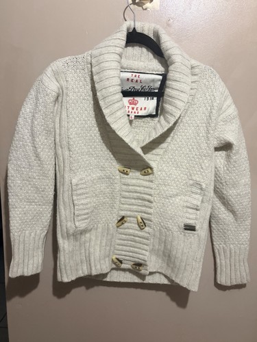 Superdry cream chunky knit - superdry,