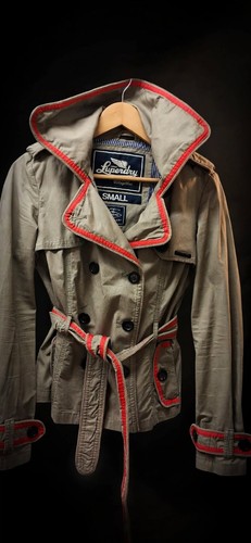 Superdry vintage mac beige - vintage,