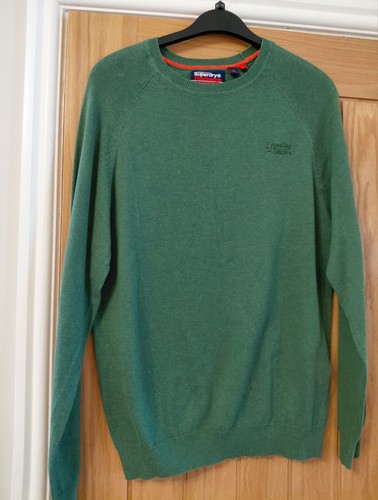 Superdry fine knit - knit, green