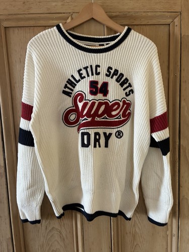 Superdry knit jumper cream - knit,