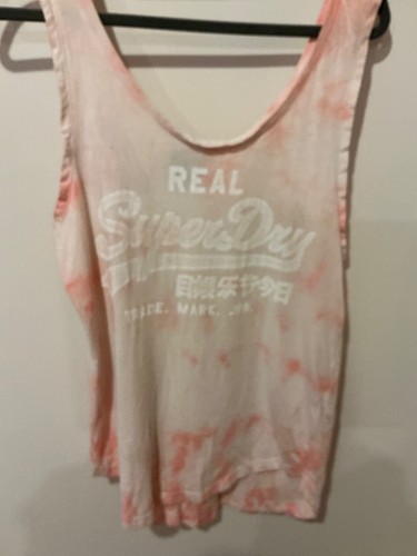 Superdry ladies peach tie dye