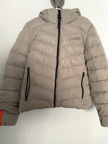 Superdry women beige hooded - superdry,