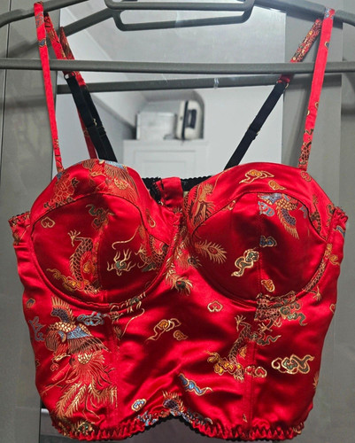 Superdry satin embroidered - superdry,