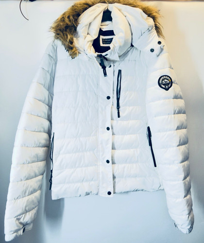 Superdry everest white quilted - everest,