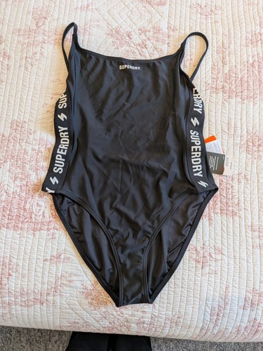 Brand new superdry black - brand, logo