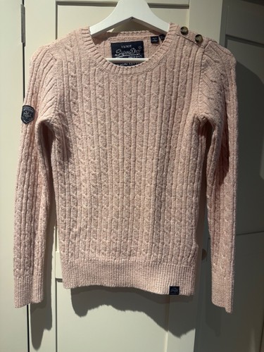 Superdry knit top pink - superdry, top,