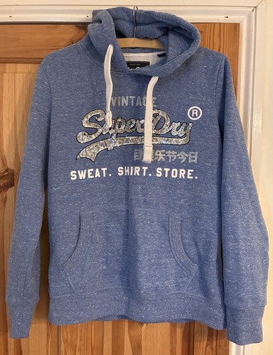 Blue women superdry hoodie - women’s,