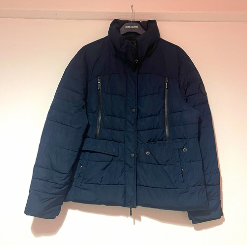 Superdry blue padded quilted - superdry,