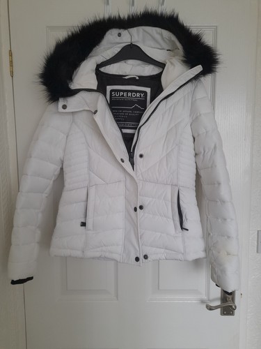 Superdry ladies white jacket - ladies,
