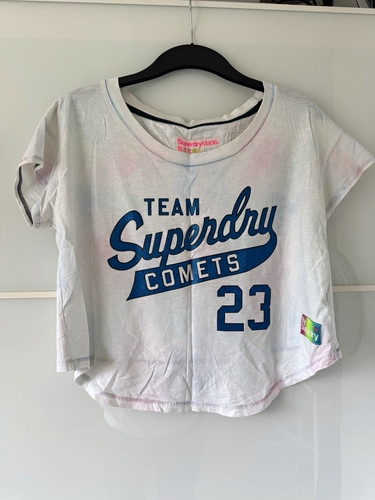 Superdry white graphic logo - superdry,