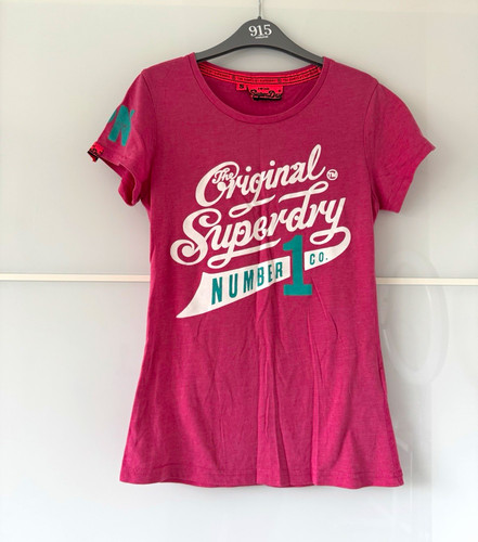 Superdry pink logo - logo, graphic